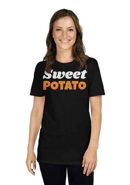 Sweet Potato t-shirt in Black