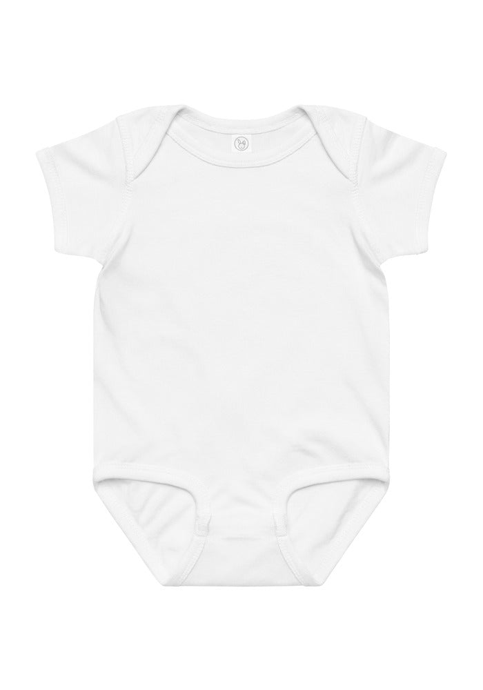 White infant bodysuit blank for your custom print