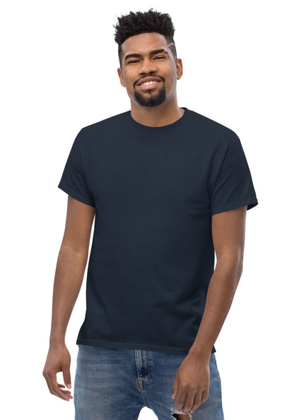 Navy classic cotton t-shirt blank for your custom print