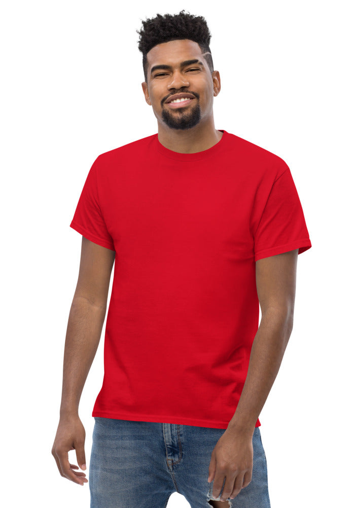 Red classic cotton t-shirt blank for your custom print