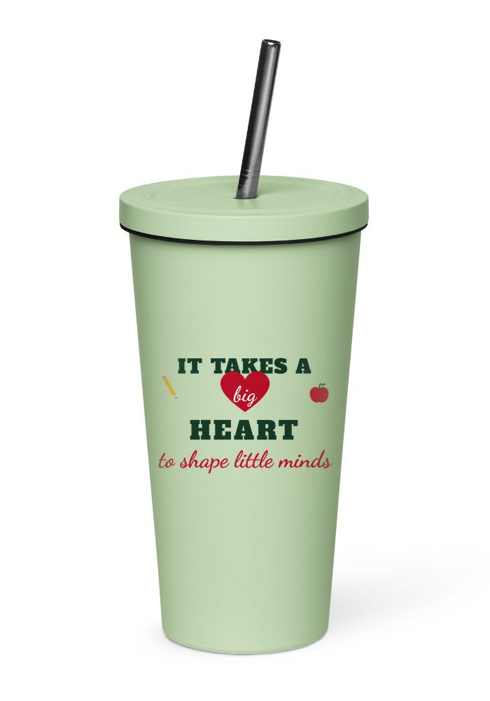 It Takes a Big Heart tumbler in Mint