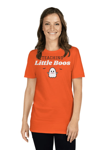 Teaching Little Boos t-shirt in Orange