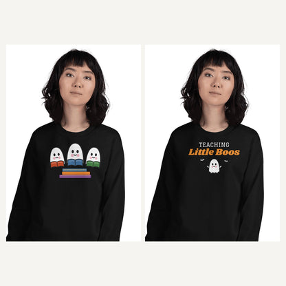Teacher Halloween Sweatshirts in Black, matching set