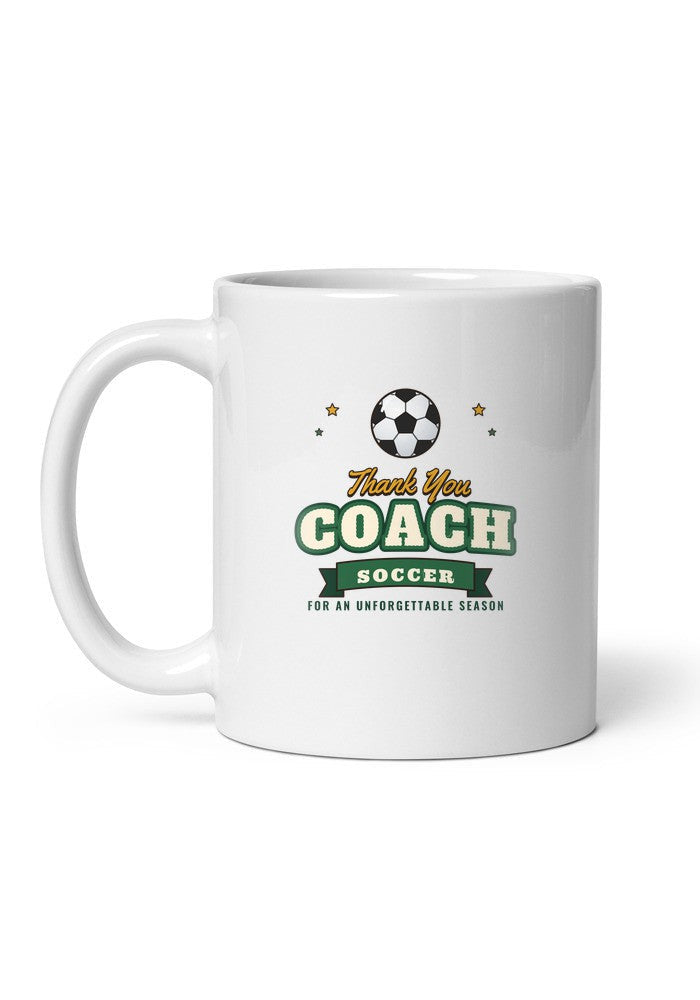 Thank You Coach: Soccer mug