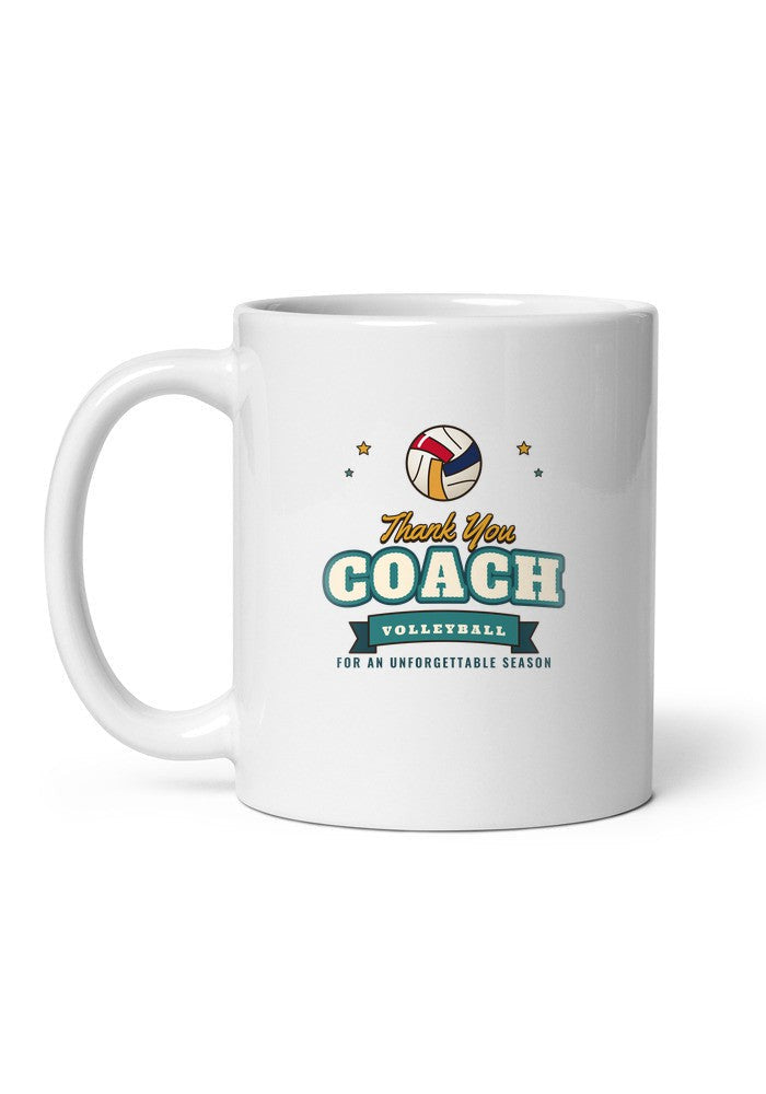 Thank You Coach: Volleyball mug