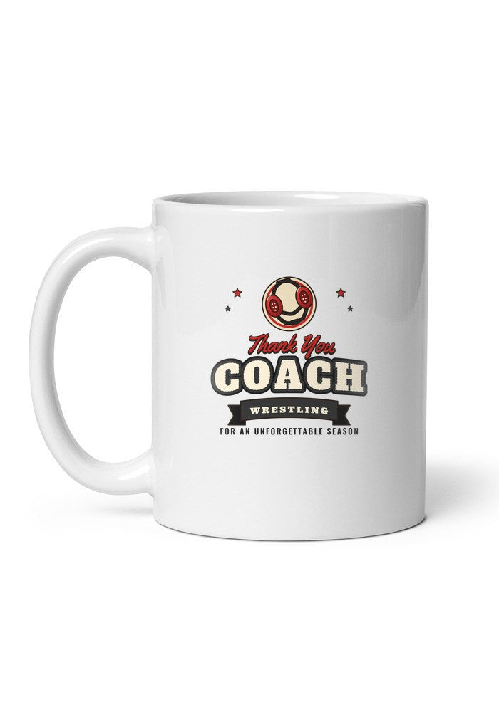 Thank You Coach: Wrestling mug