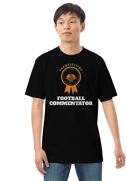 Football Commentator t-shirt in Black