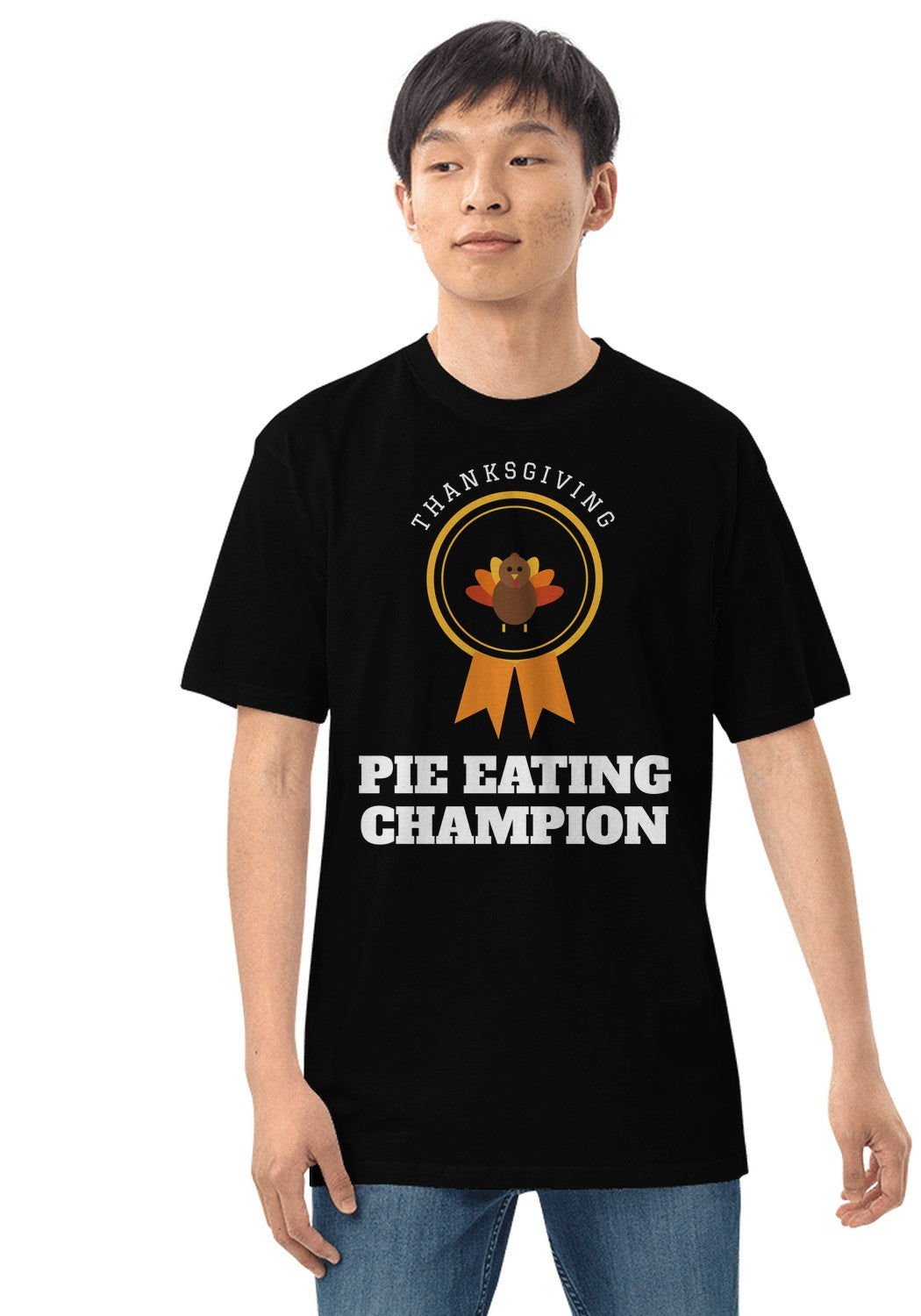 Pie Eating Champion t-shirt in Black