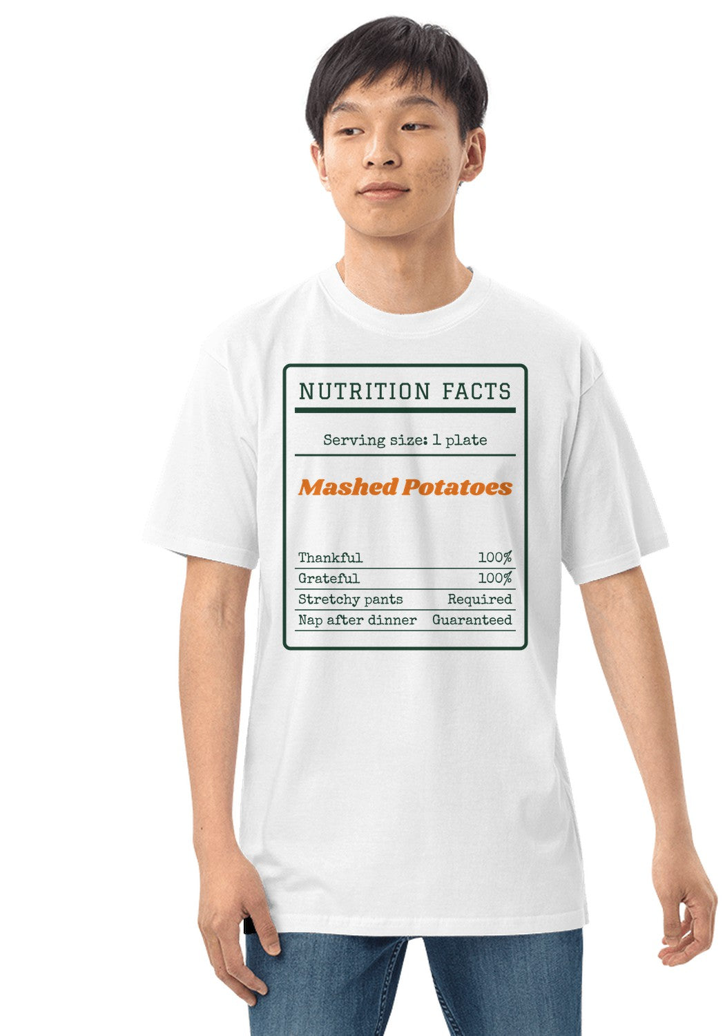 Mashed Potatoes t-shirt in White