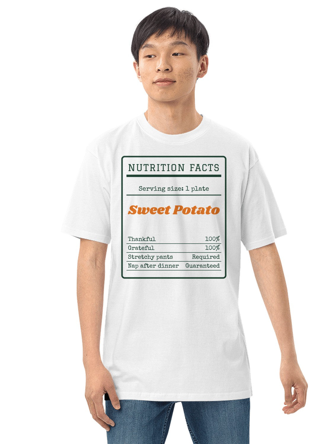 Sweet Potato t-shirt in White