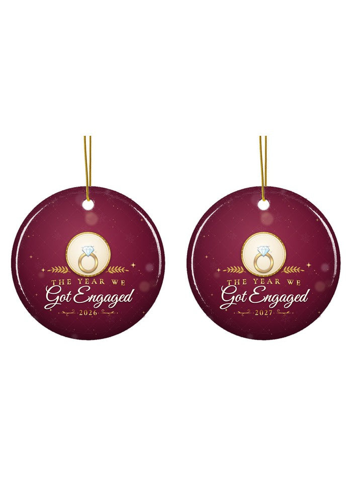 The Year We Christmas ornament dated 2027 or 2026