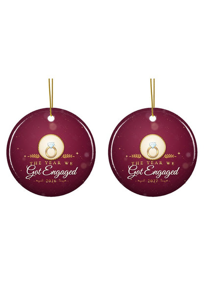 The Year We Christmas ornament dated 2027 or 2026