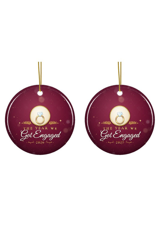 The Year We Christmas ornament dated 2027 or 2026