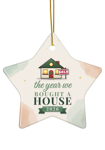 Bought a House ornament, star shape