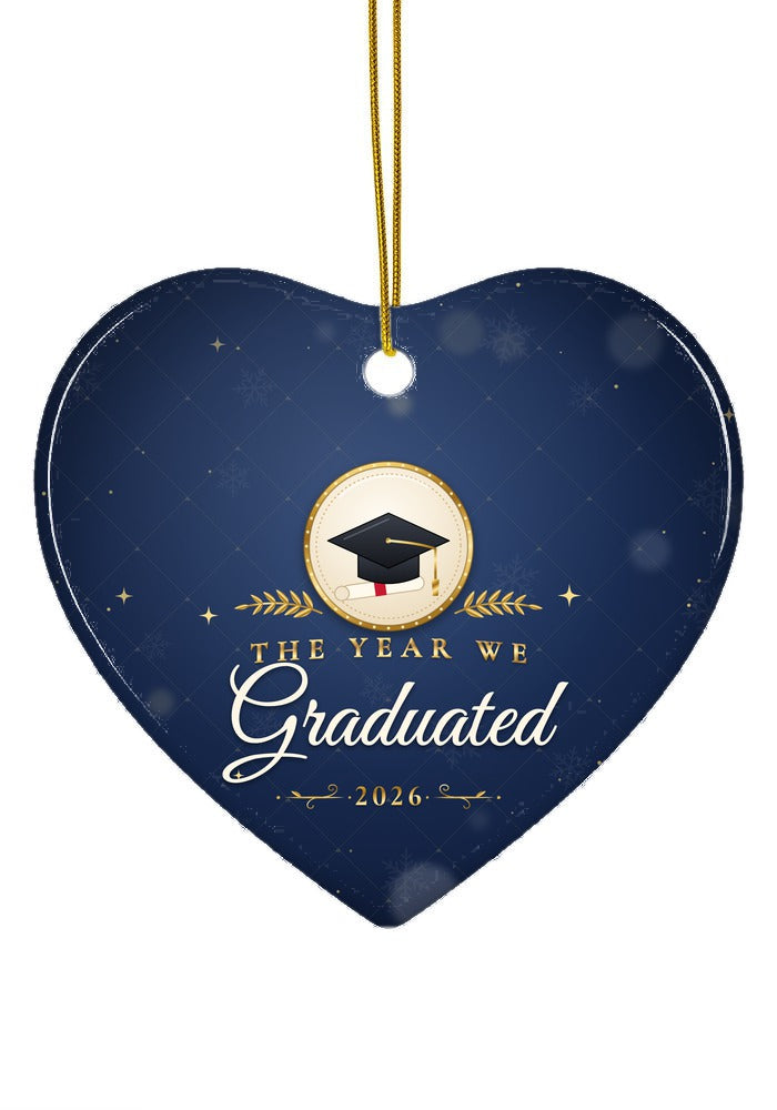 Graduated ornament, heart shape