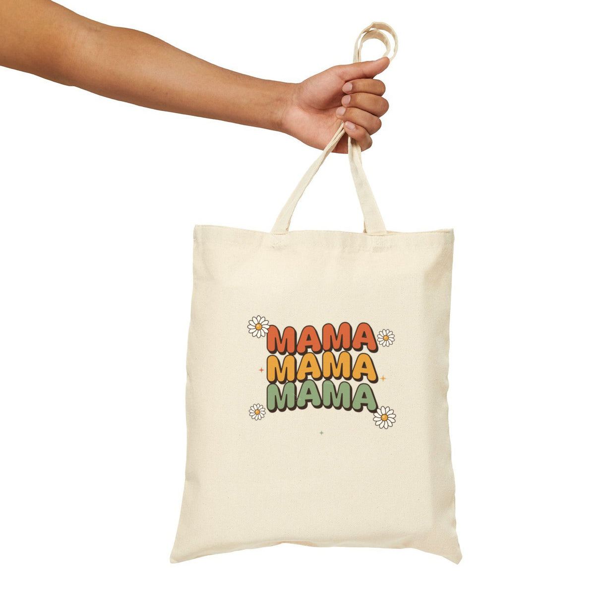 Cotton Canvas Tote Bag with sample design