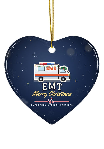 EMT ornament, heart shape