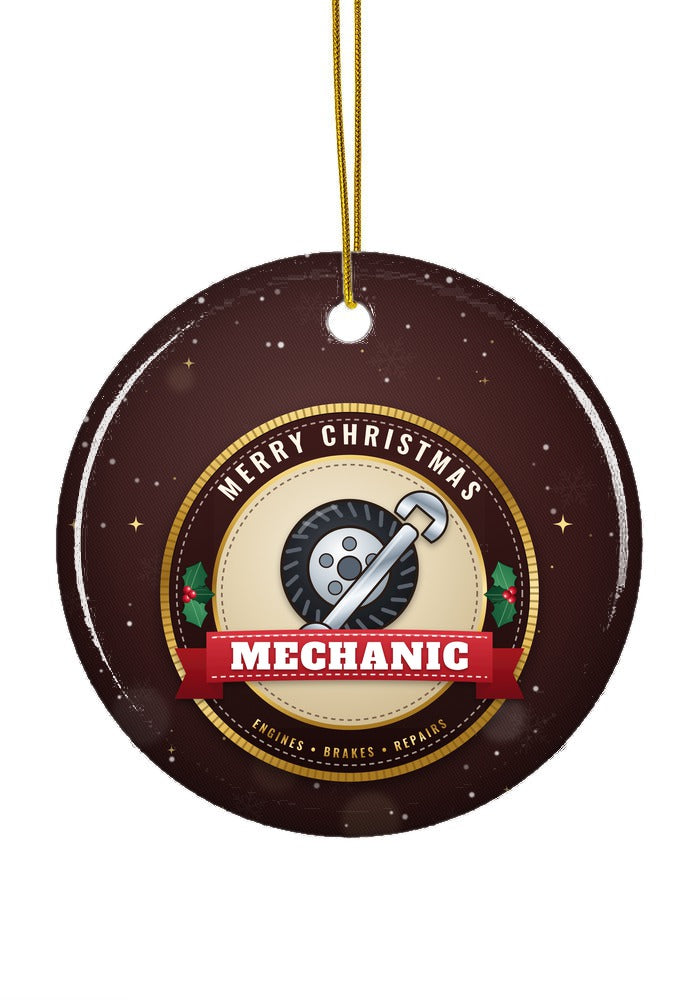 Mechanic ornament, circle shape