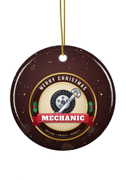 Mechanic ornament, circle shape