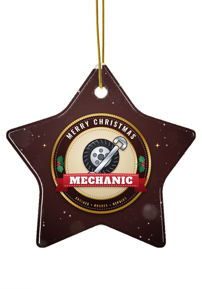 Mechanic ornament, star shape