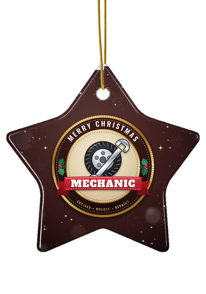 Mechanic ornament, star shape