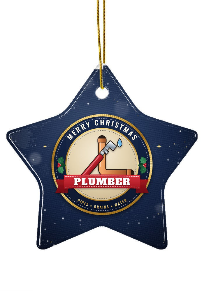 Plumber ornament, star shape