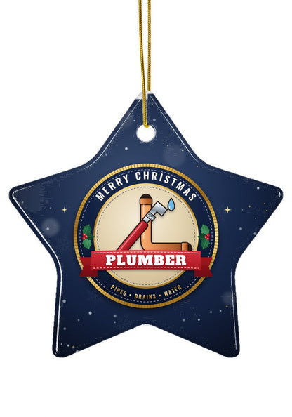 Plumber ornament, star shape