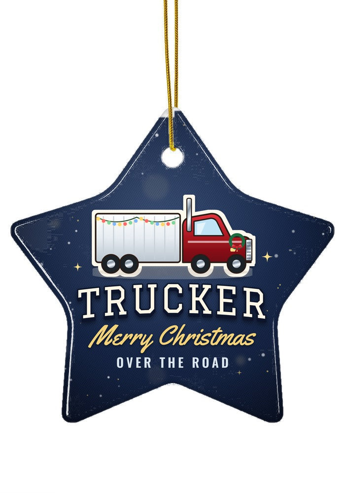 Trucker ornament, star shape
