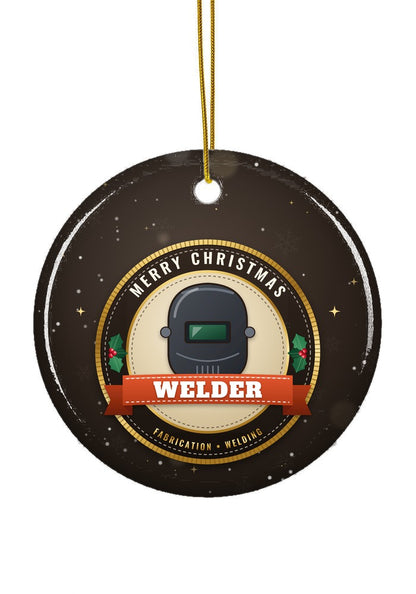 Welder ornament, circle shape