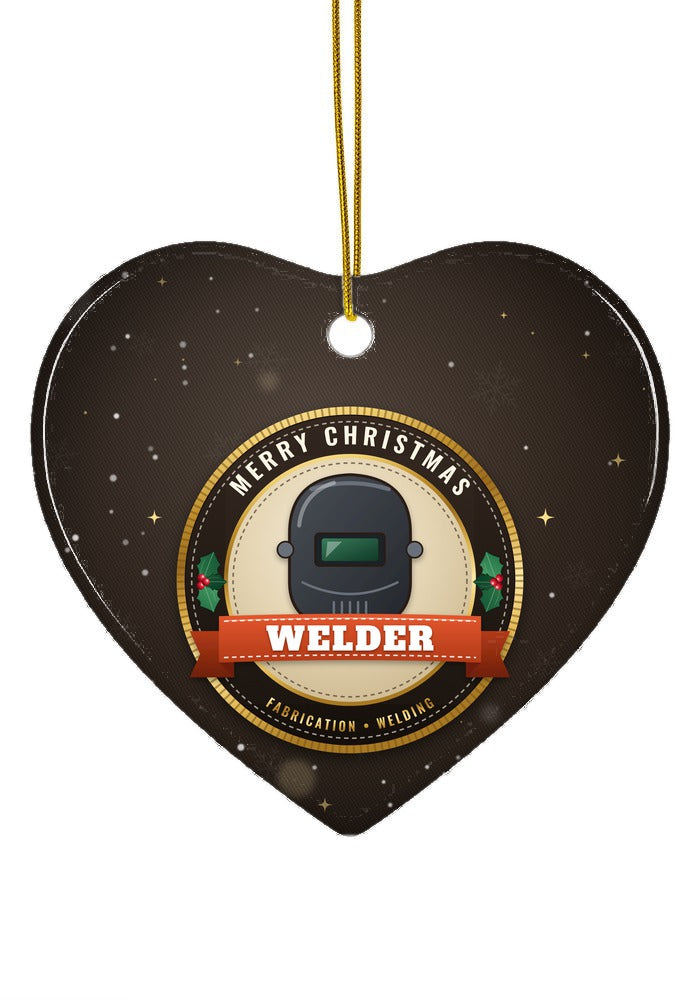 Welder ornament, heart shape