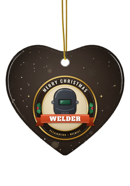 Welder ornament, heart shape