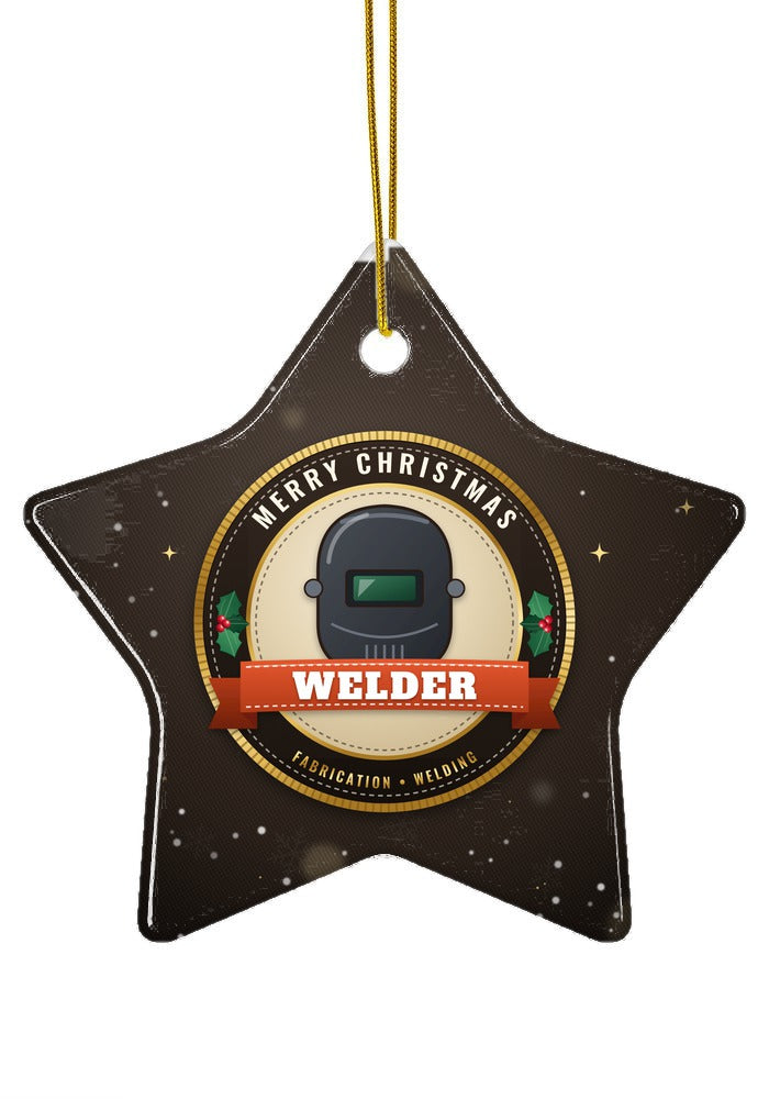Welder ornament, star shape