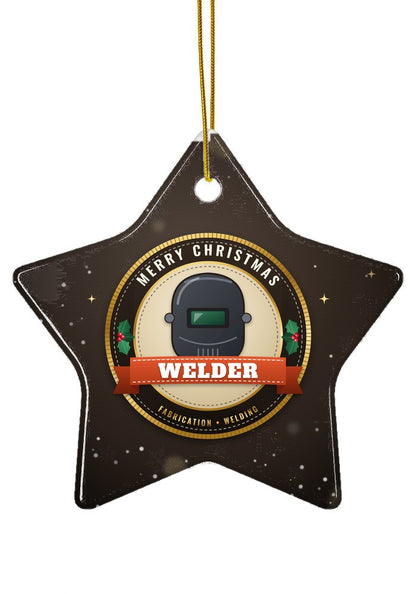 Welder ornament, star shape