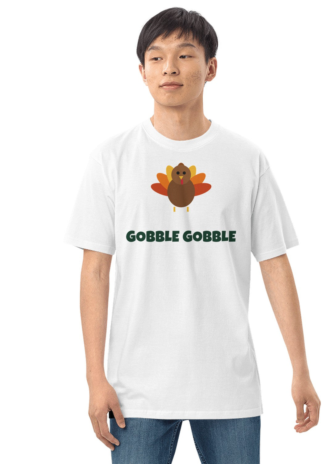 Gobble Gobble t-shirt in White