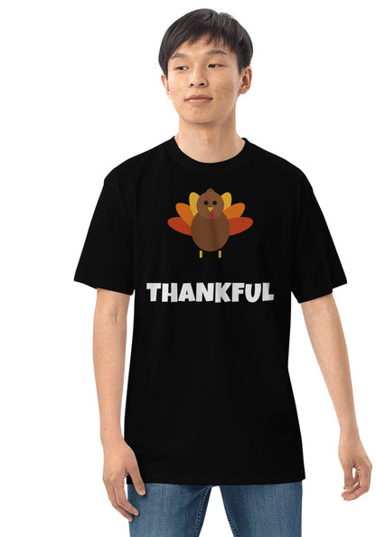 Thankful Turkey t-shirt in Black