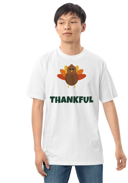 Thankful Turkey t-shirt in White