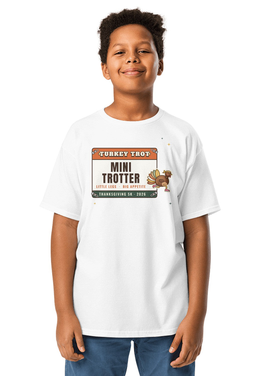 Mini Trotter t-shirt in White