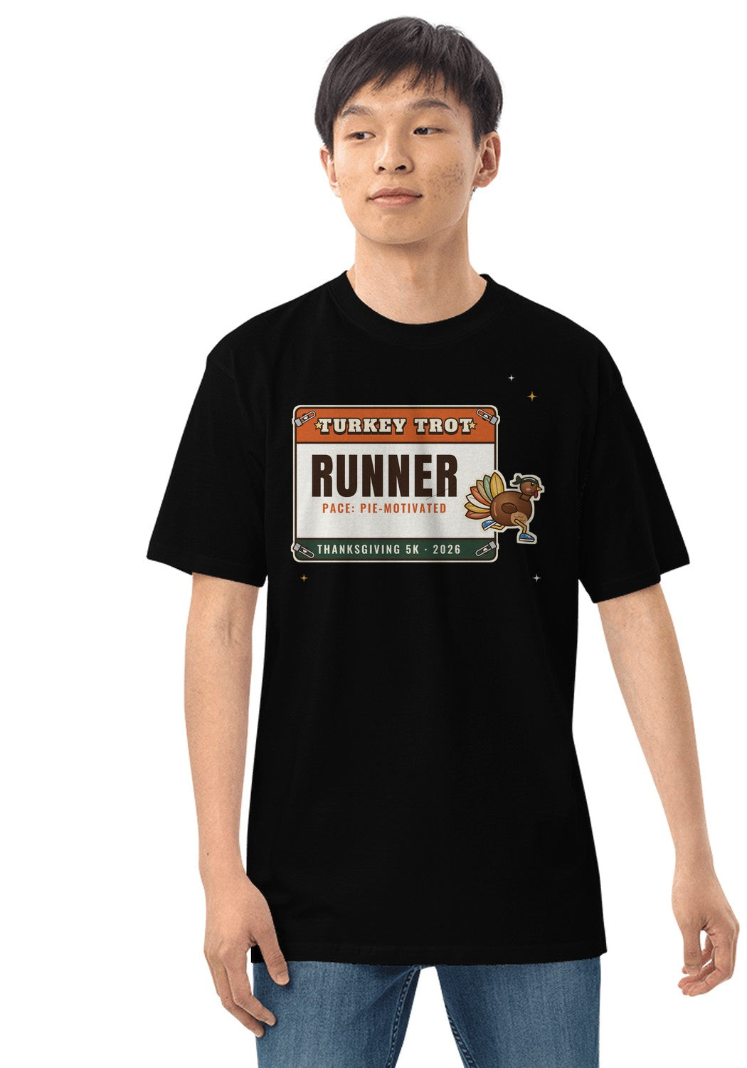 Runner t-shirt in Black