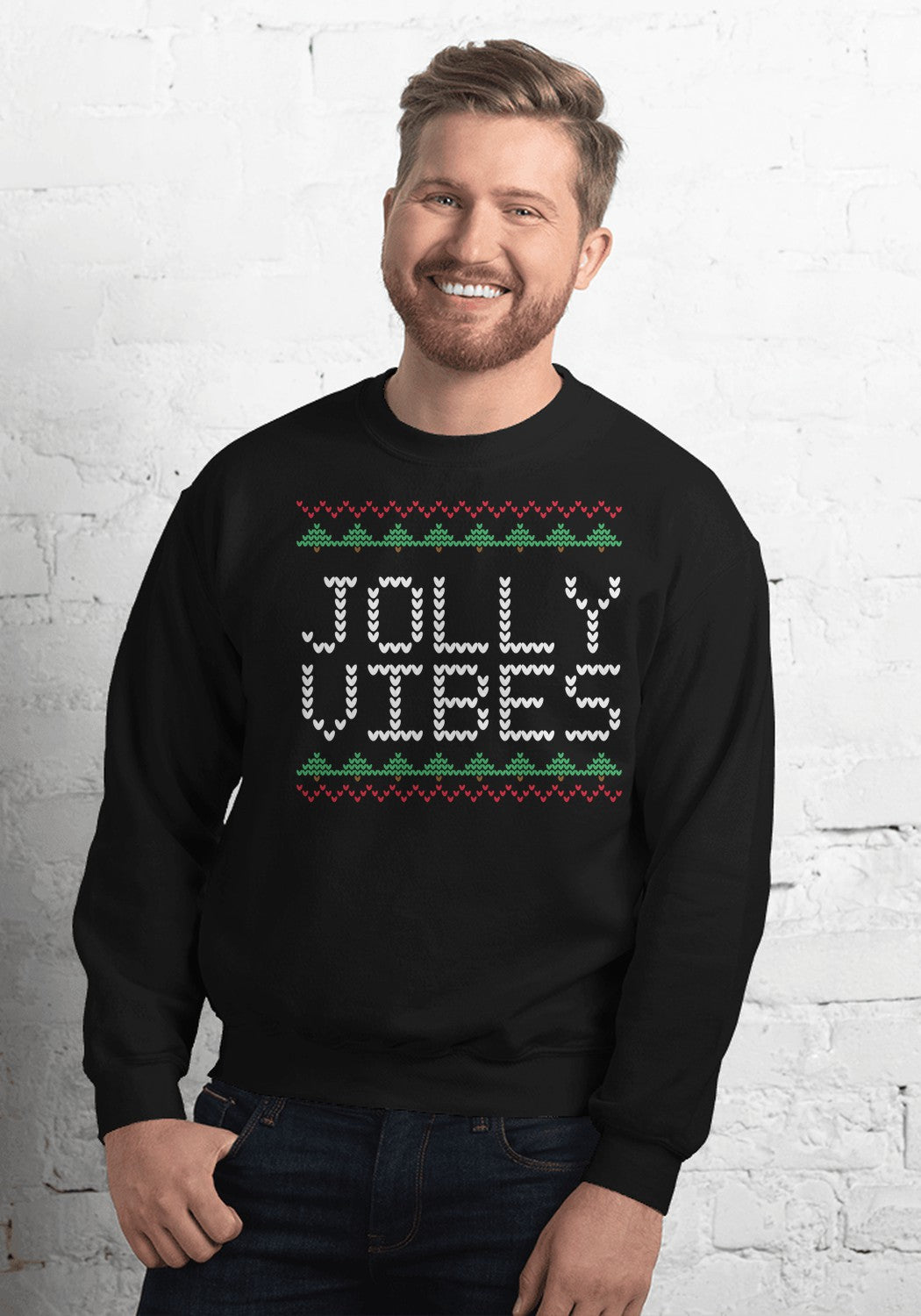 Jolly Vibes sweatshirt in Black
