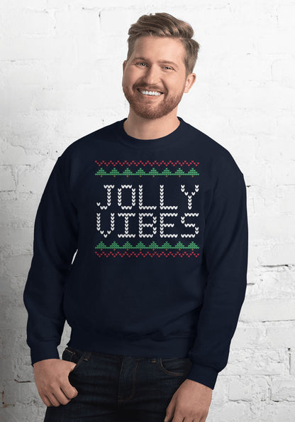 Jolly Vibes sweatshirt in Navy