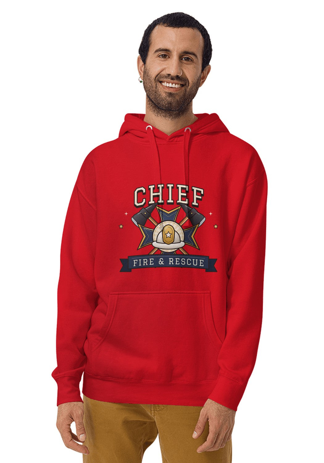 Chief hoodie in Red