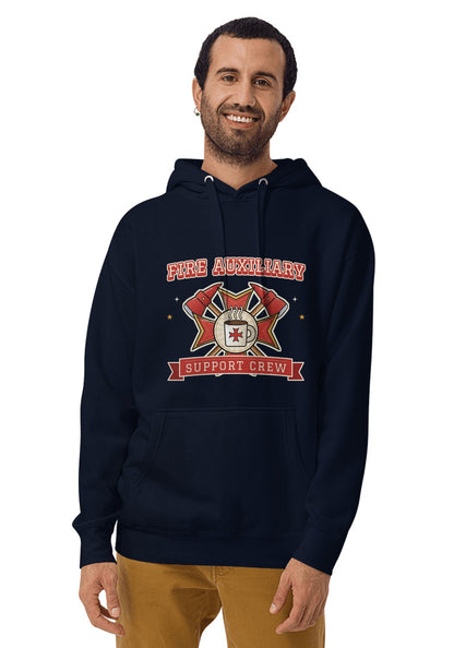 Fire Auxiliary hoodie in Navy