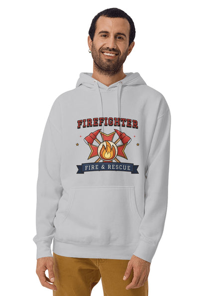 Firefighter hoodie in Sport Grey