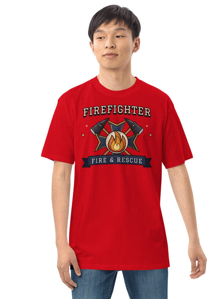 Firefighter t-shirt in Red