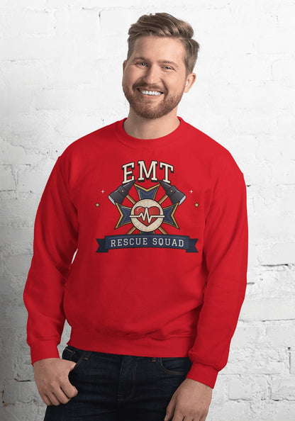 EMT sweatshirt in Red