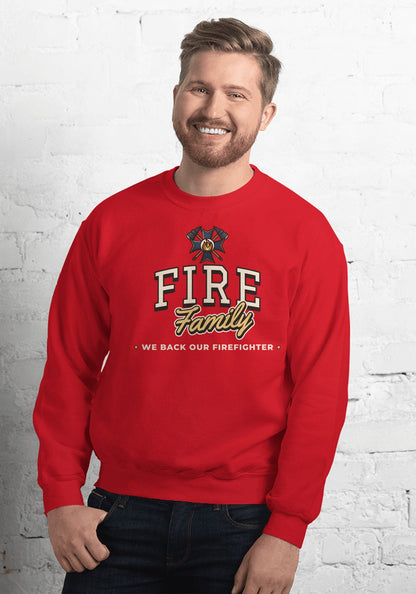 Fire Family sweatshirt in Red