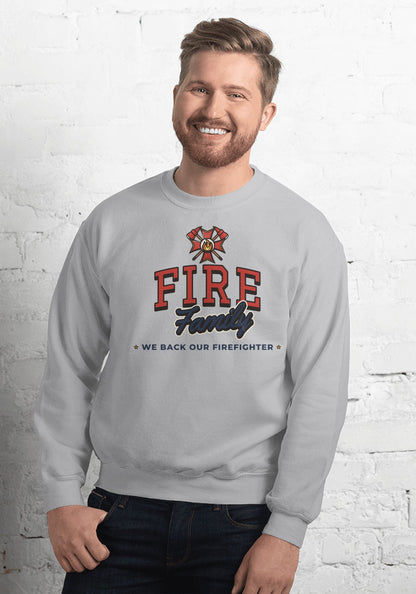Fire Family sweatshirt in Sport Grey
