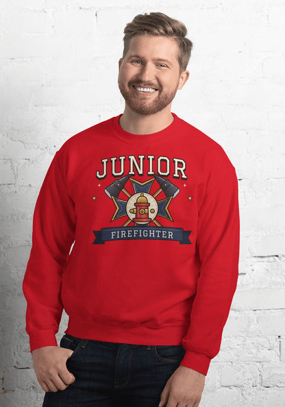 Junior Firefighter sweatshirt in Red