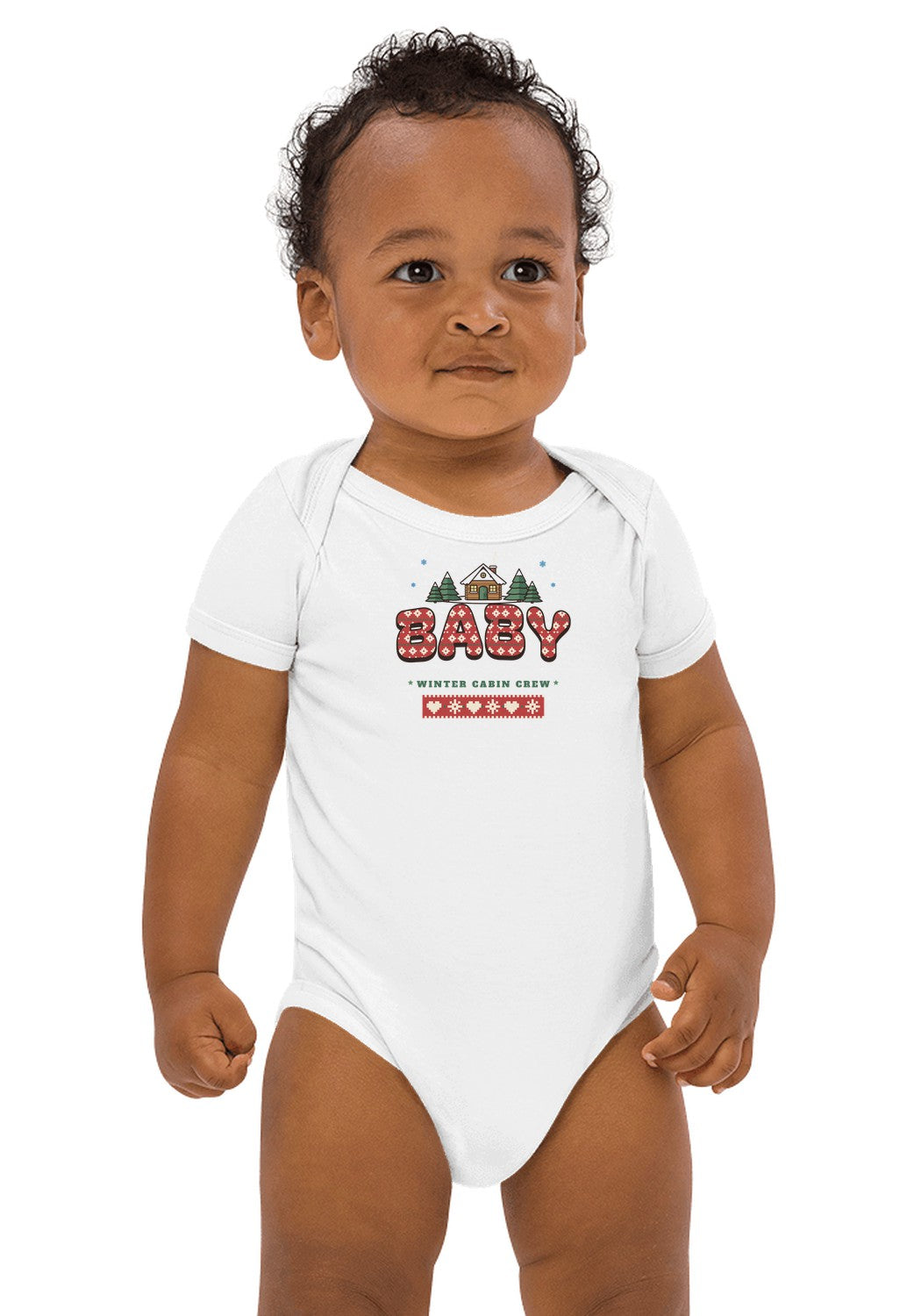 Baby long sleeve pajama tee in White