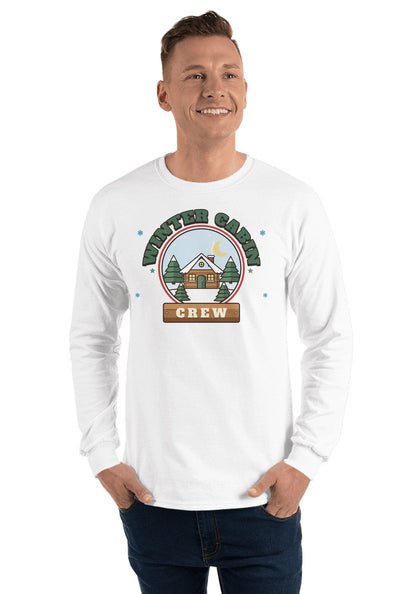 Winter Cabin Crew long sleeve pajama tee in White